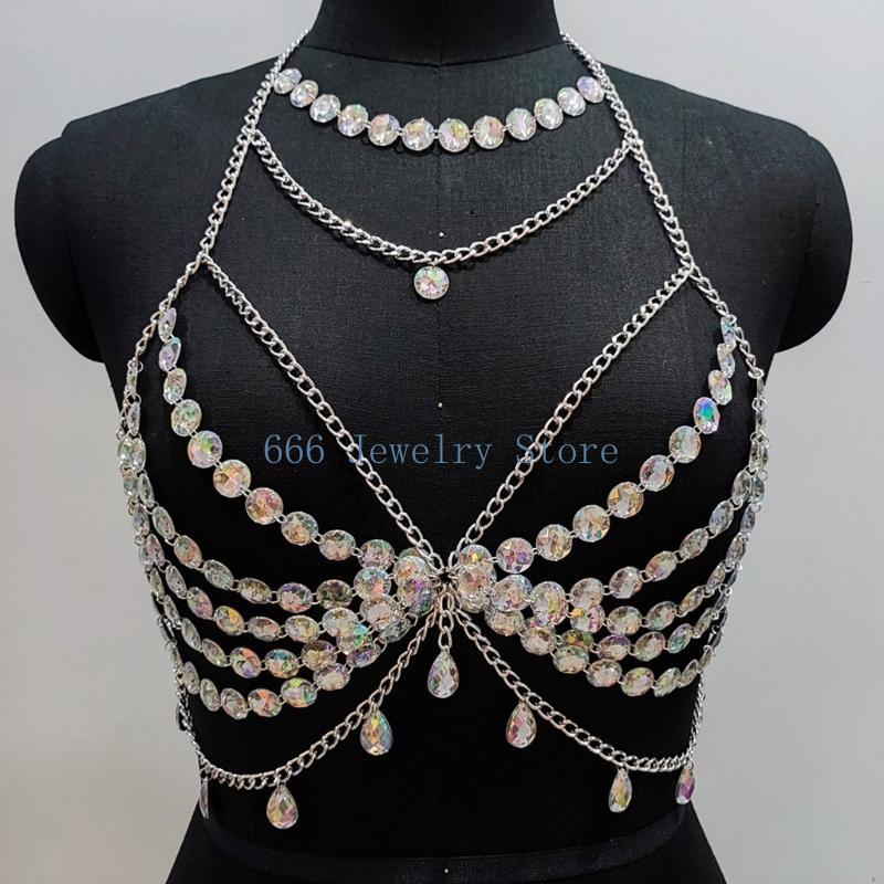 Body Jewelry Waist - F2TD Body Waist Chain Skirt and