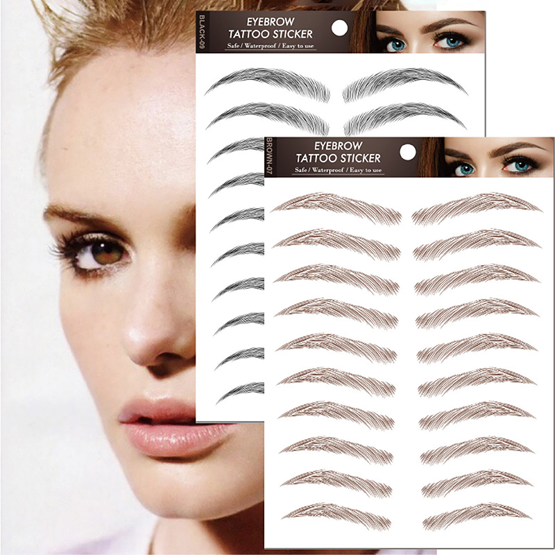 Waterproof 6D Eyebrow Tattoo S - огляд і ціна Body Jewelry Stickers