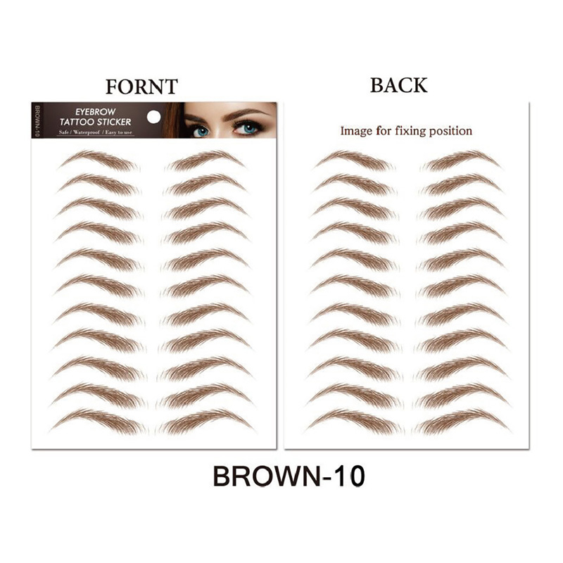 Waterproof 6D Eyebrow Tattoo S - огляд і ціна Body Jewelry Stickers
