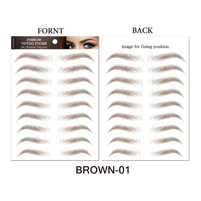 Waterproof 6D Eyebrow Tattoo S - огляд і ціна Body Jewelry Stickers