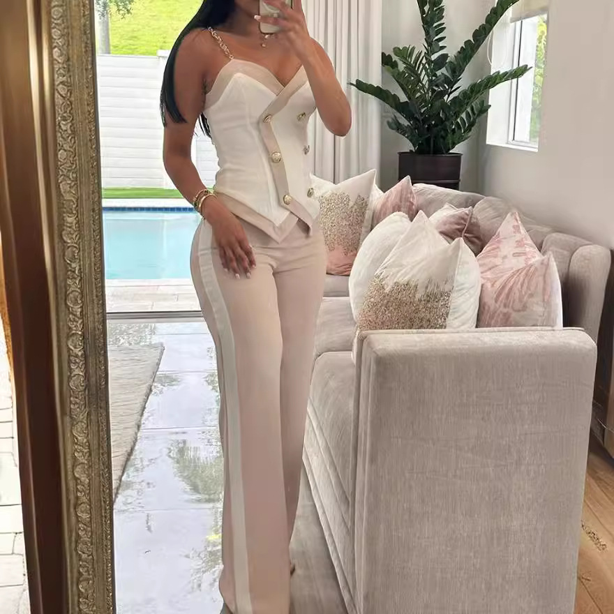 Women Side Striped Work Suit S - огляд і ціна Body Jewelry Waist
