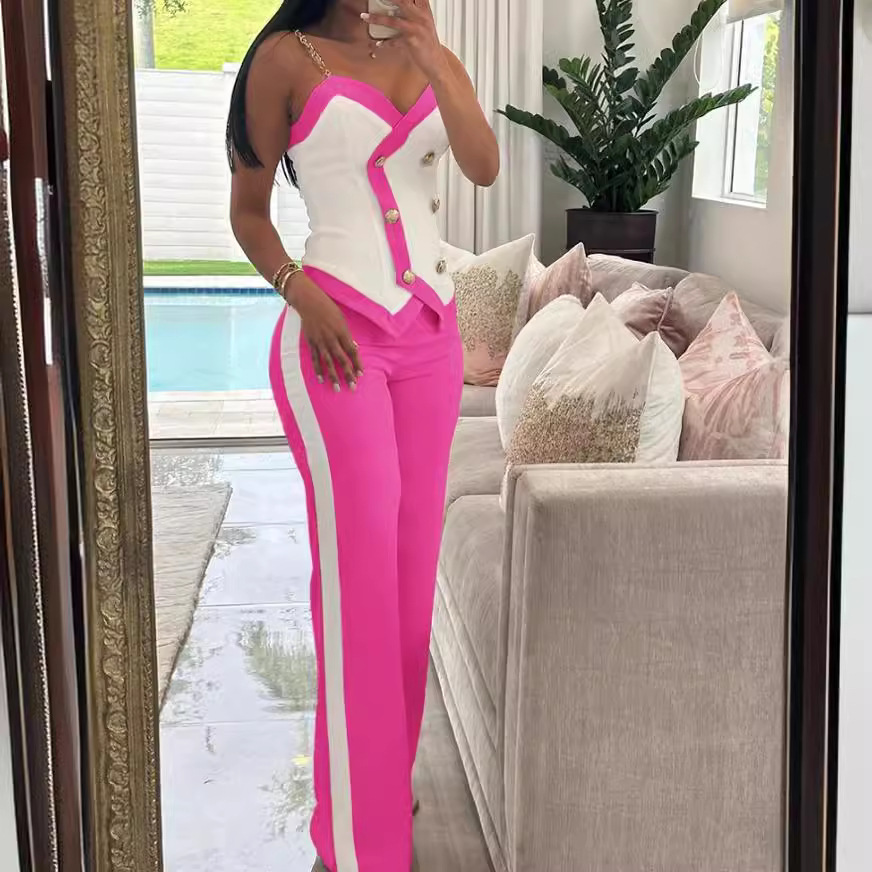 Women Side Striped Work Suit S - огляд і ціна Body Jewelry Waist