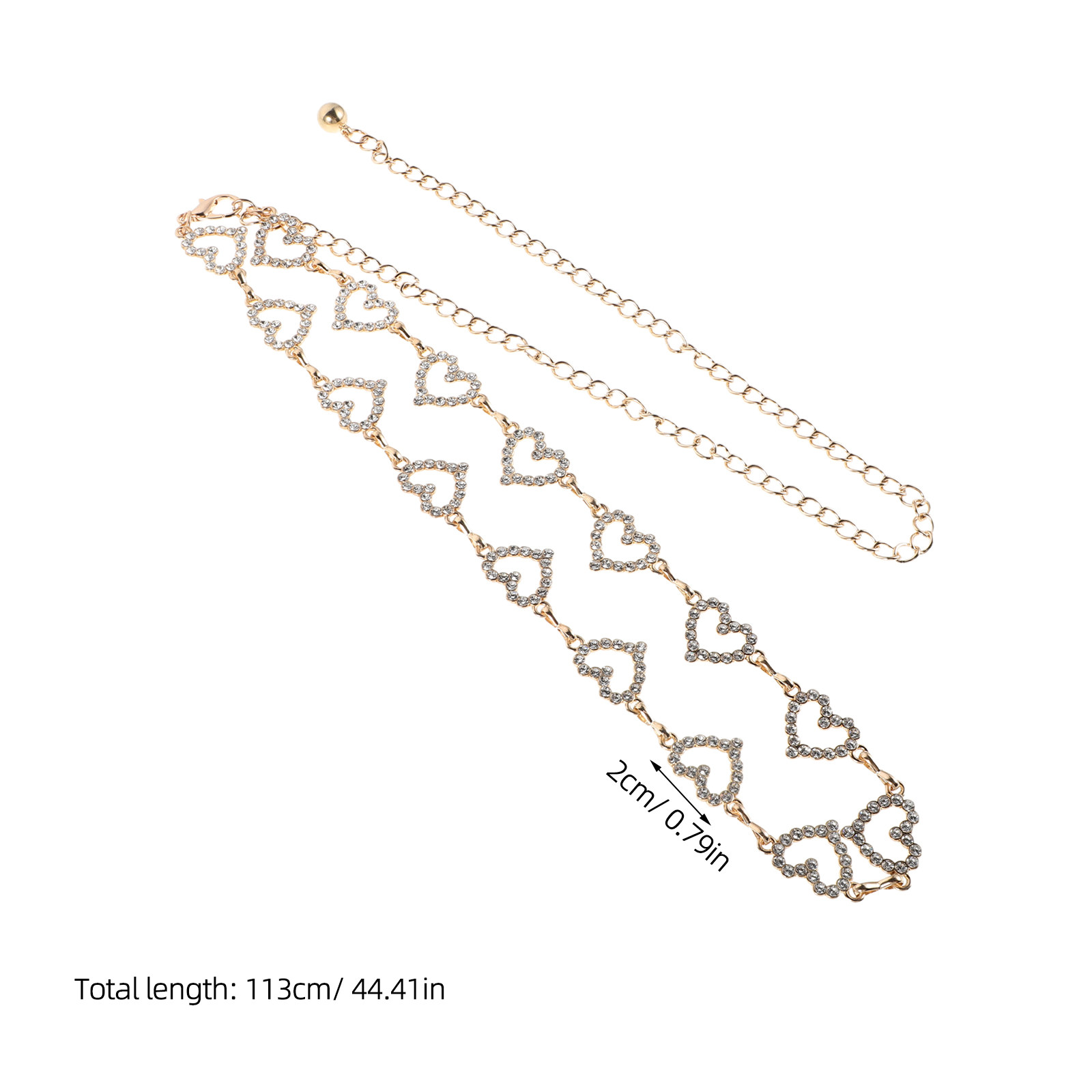 Adjustable Waist Chain Rhinest - огляд і ціна Body Jewelry Waist