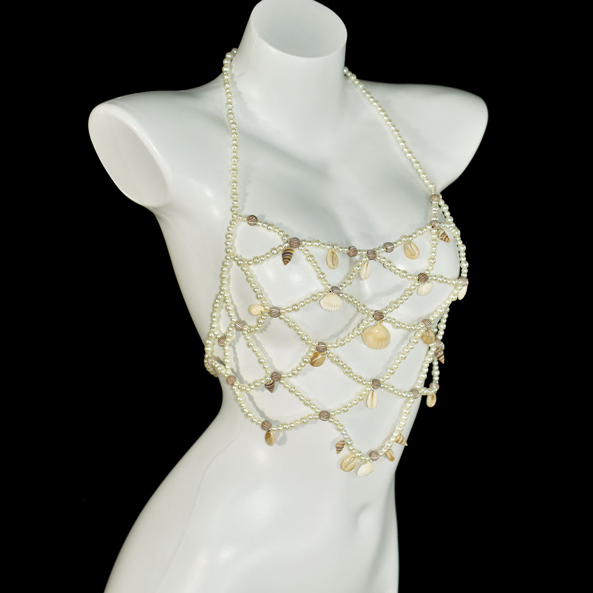 Fashion Imitation Pearl Bra Wa - огляд і ціна Body Jewelry Waist