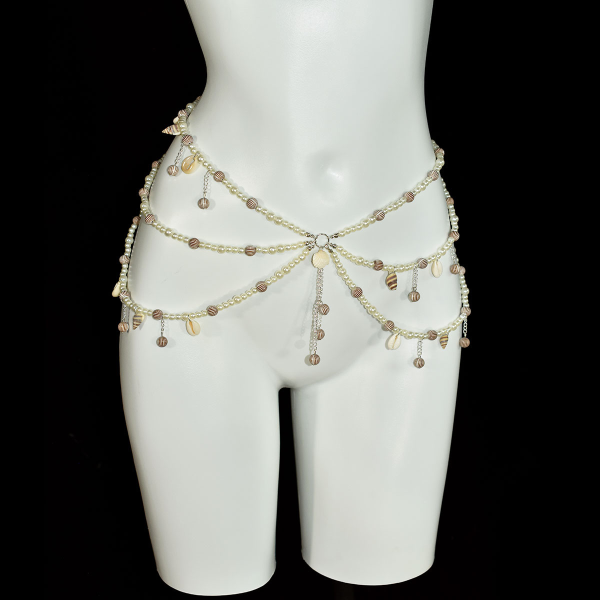 Fashion Imitation Pearl Bra Wa - огляд і ціна Body Jewelry Waist