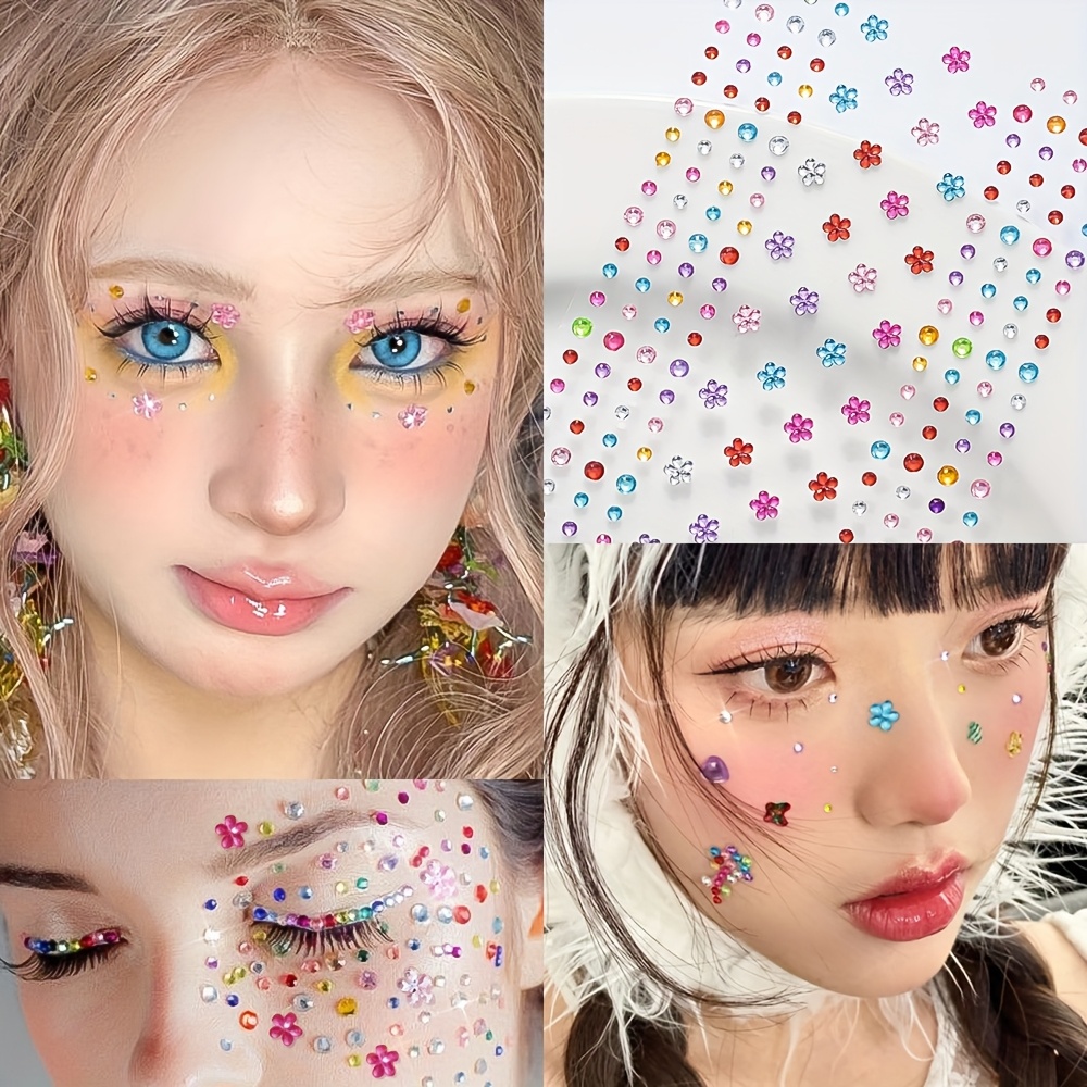 1 Sheet Colorful Shiny Rhinest - огляд і ціна Body Jewelry Stickers