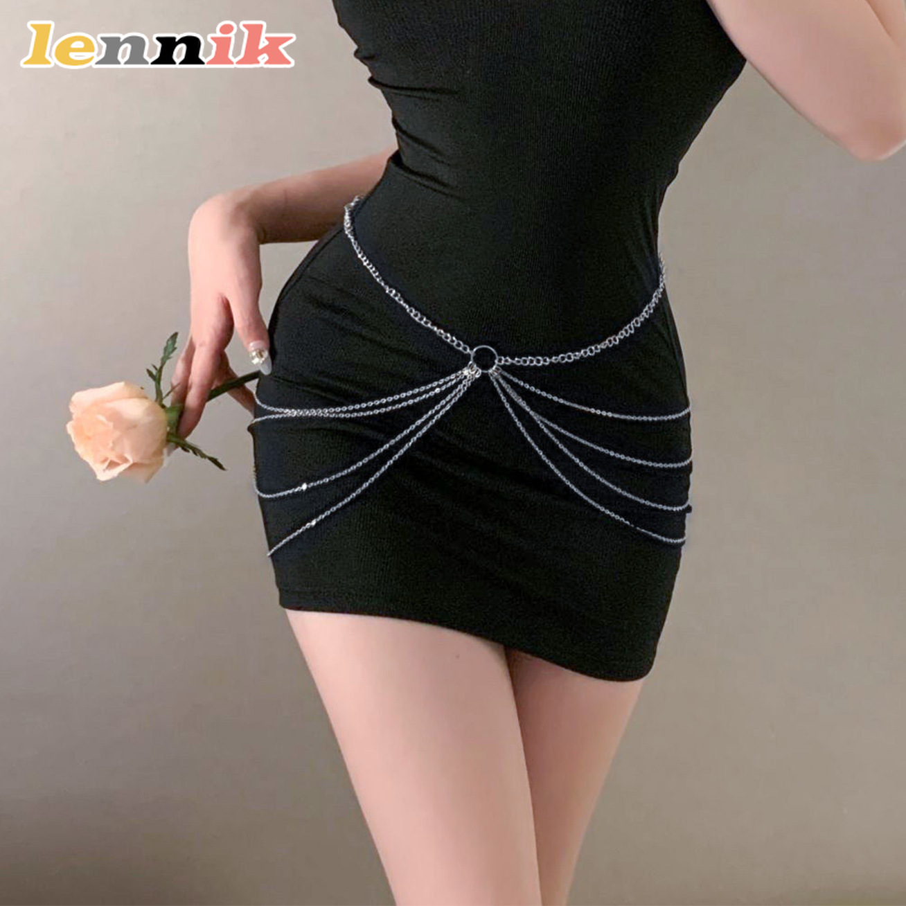 LENNIK Tassel Metal Multi-Laye - огляд і ціна Body Jewelry Outfit