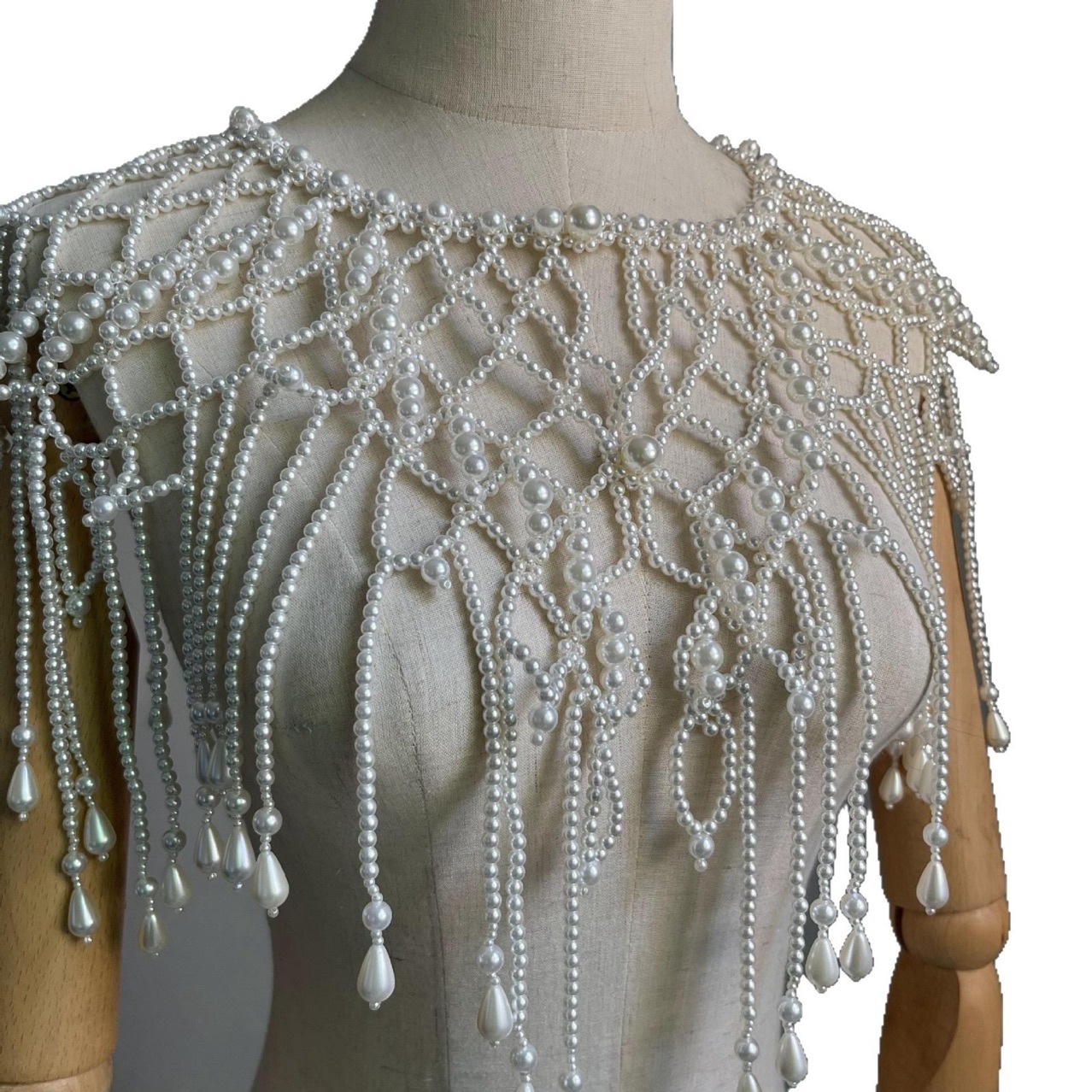 Handmade Pearl Layered Body Ch - огляд і ціна Body Jewelry Harness