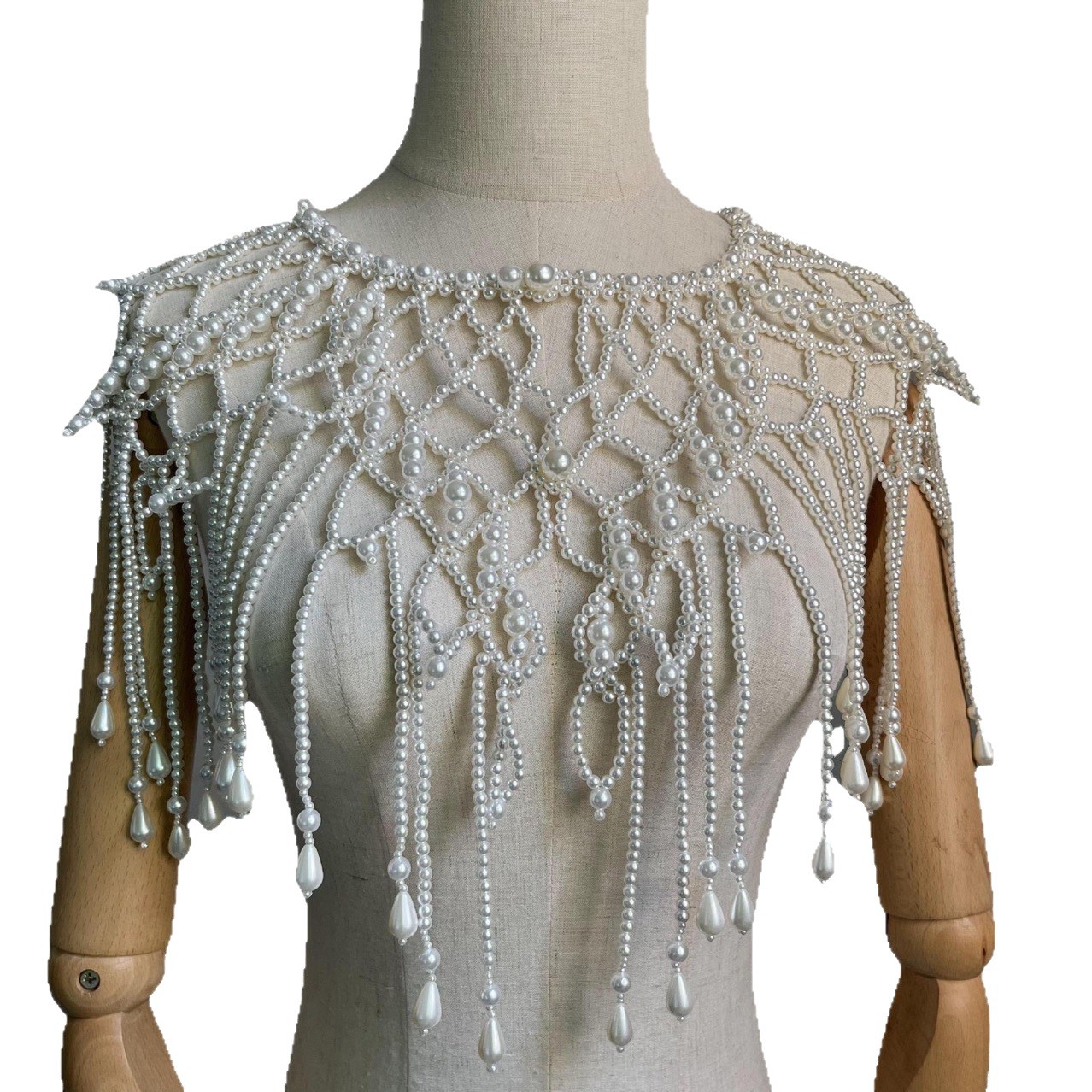 Handmade Pearl Layered Body Ch - огляд і ціна Body Jewelry Harness