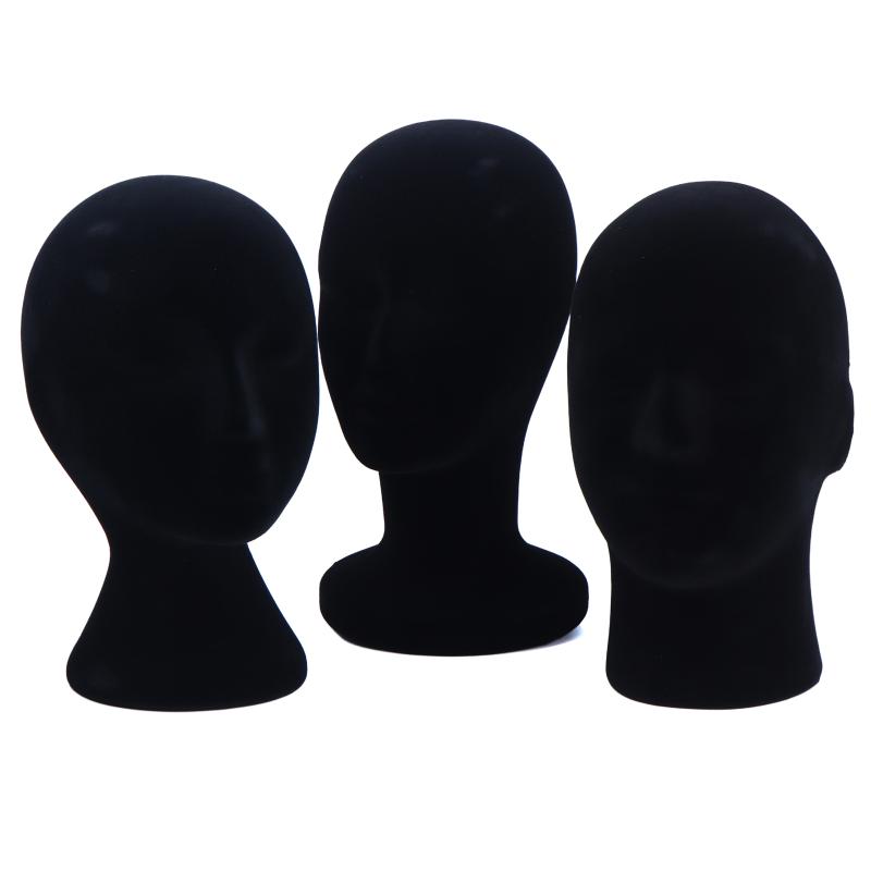 Black Velvet Mannequin Head 52 - огляд і ціна Body Jewelry Shop