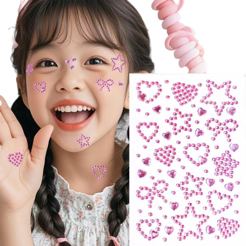 1 Sheet Colorful Self Adhesive - огляд і ціна Body Jewelry Stickers