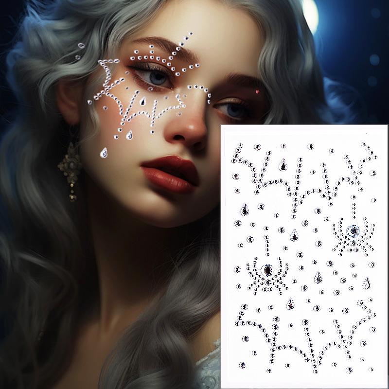 1 Sheet/3 Sheets Halloween Dar - огляд і ціна Body Jewelry Stickers