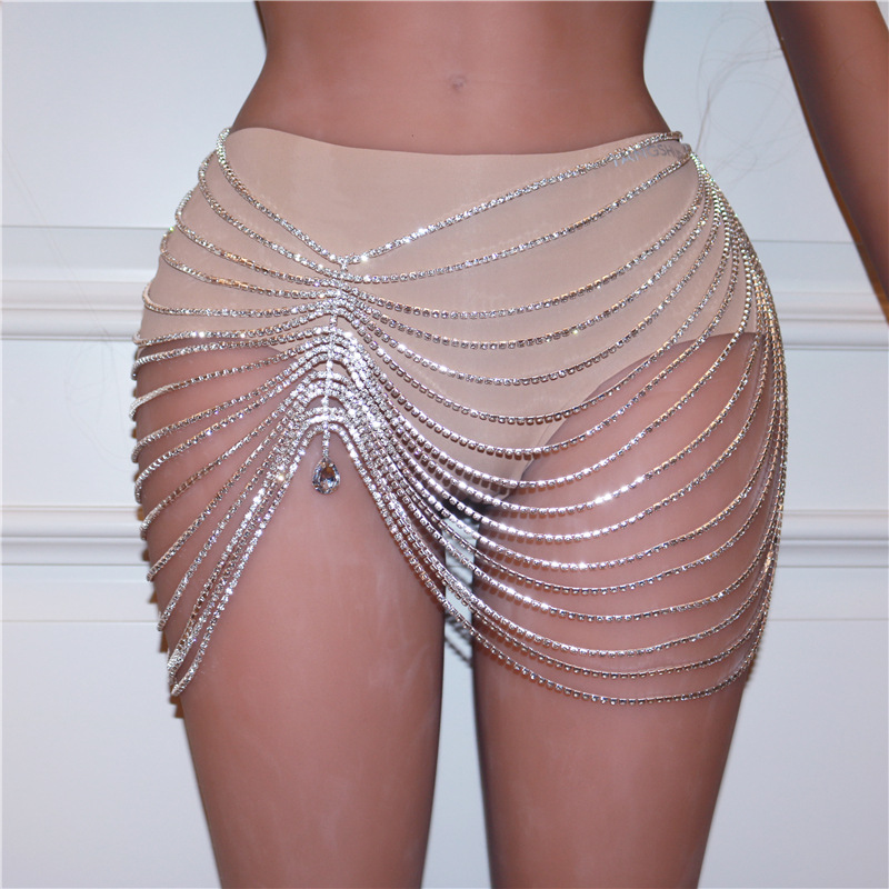 1PCS Sexy Shiny Tassel Crystal - огляд і ціна Body Jewelry Waist