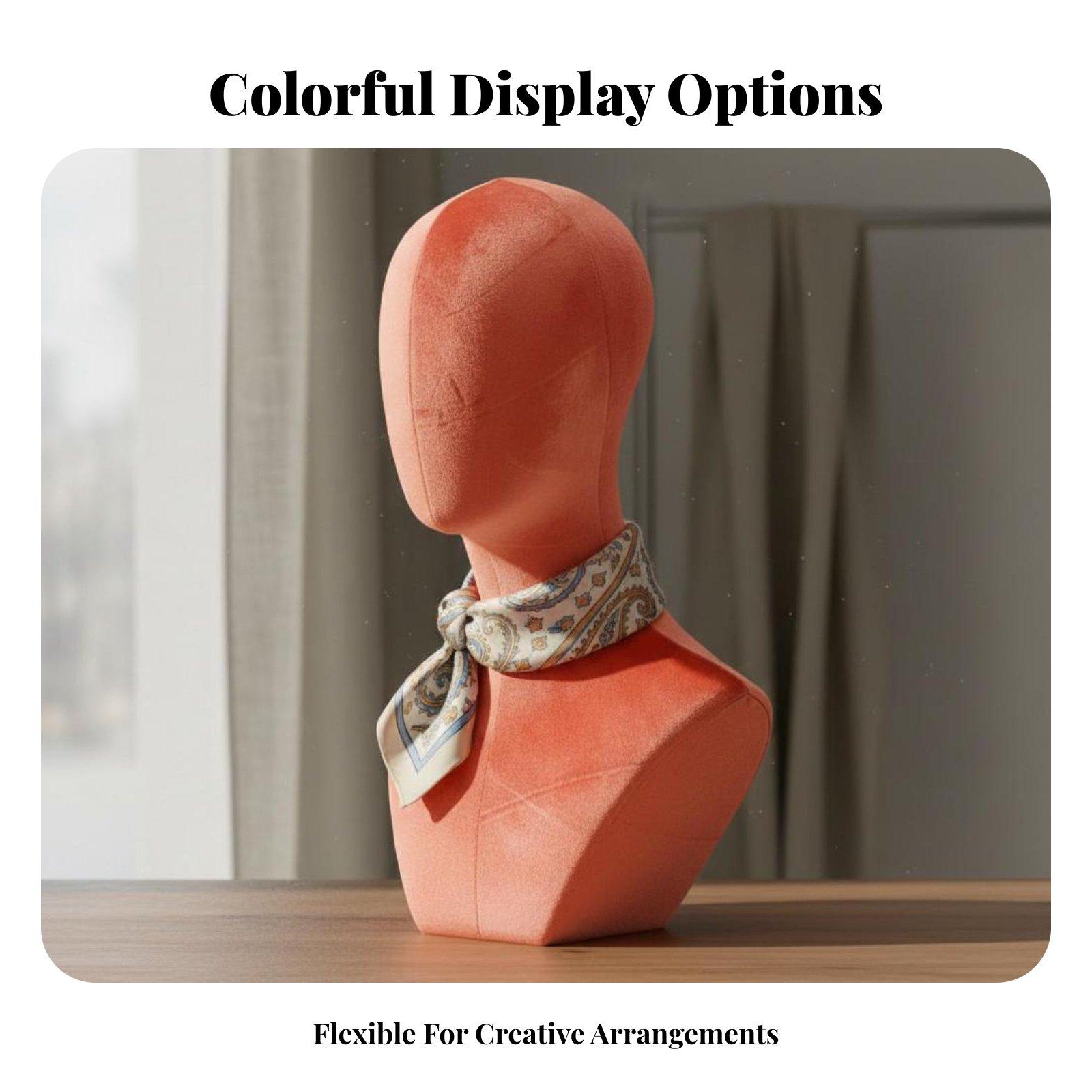 Luxurious Velvet Mannequin Hea - огляд і ціна Body Jewelry Shop
