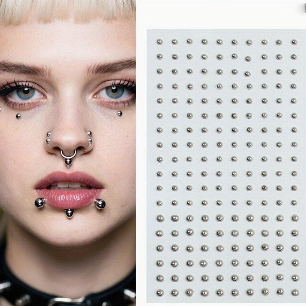 58-180pcs Set Non Piercing Lip - огляд і ціна Body Jewelry Stickers