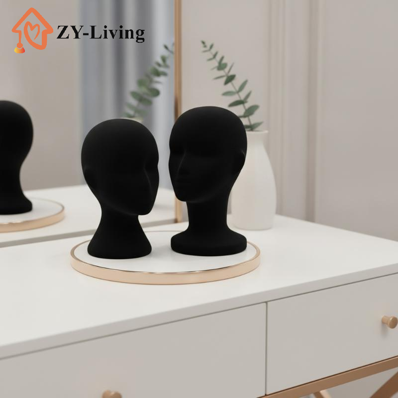 Black Velvet Mannequin Head 52 - огляд і ціна Body Jewelry Shop