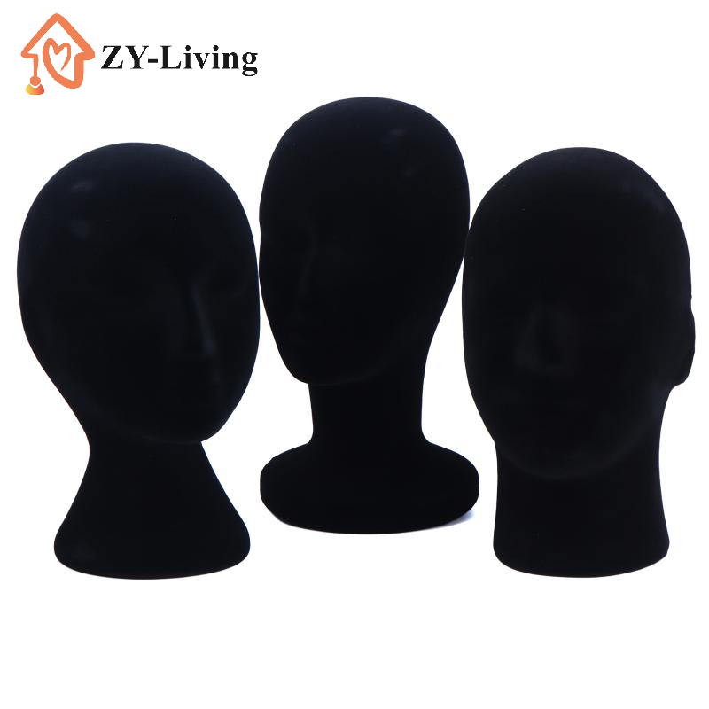Black Velvet Mannequin Head 52 - огляд і ціна Body Jewelry Shop