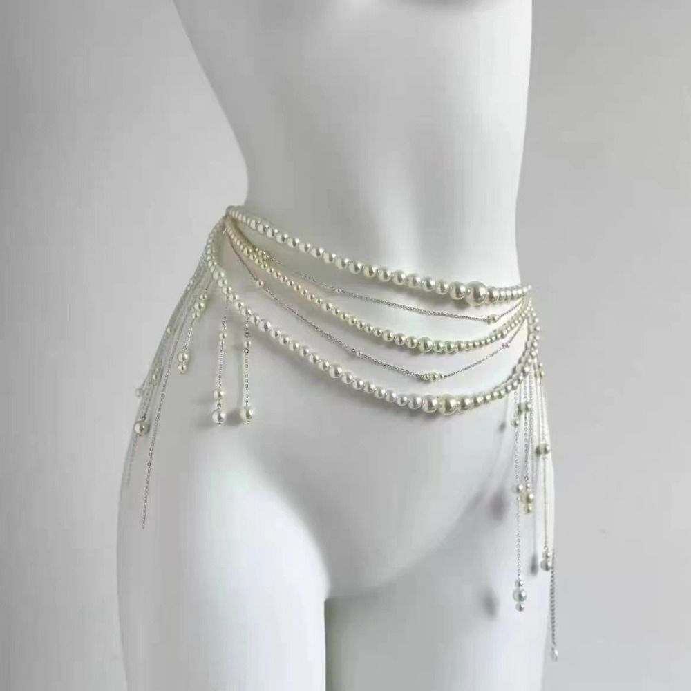 Fashion Elegant Pearl Waist Ch - огляд і ціна Body Jewelry Waist