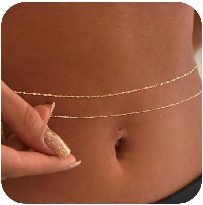 14k Gold Plated 26-33Inch Adju - огляд і ціна Body Jewelry Outfit