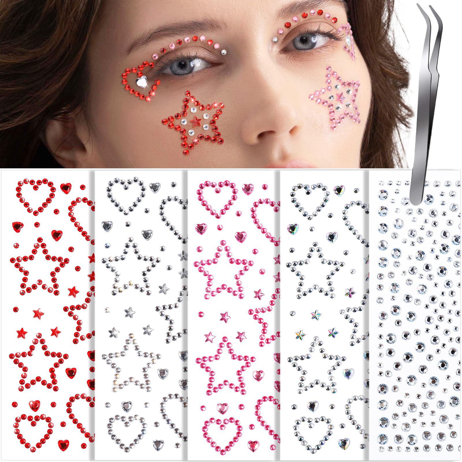 Face Gems Face Rhinestones Sta - огляд і ціна Body Jewelry Stickers