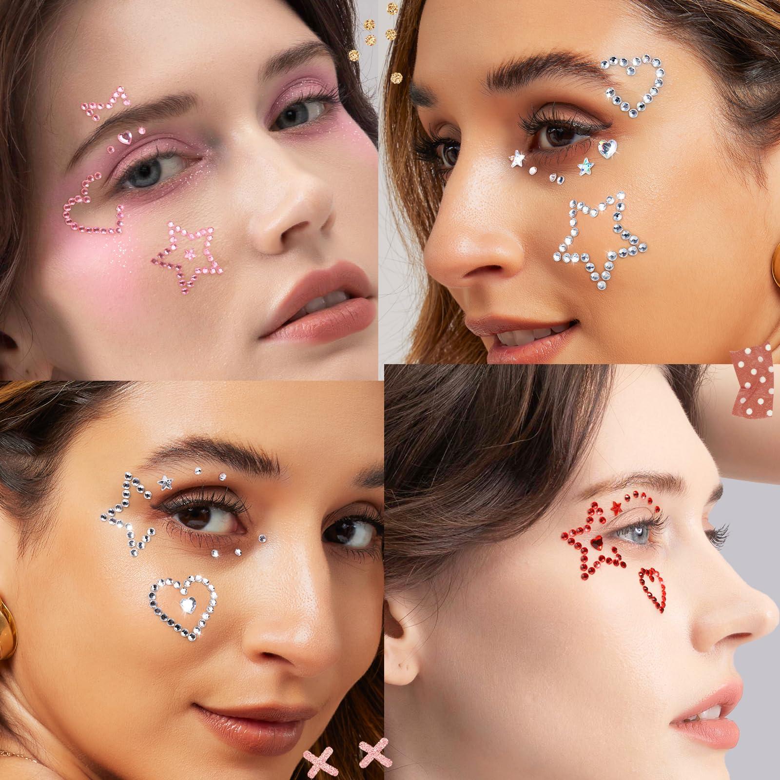 Face Gems Face Rhinestones Sta - огляд і ціна Body Jewelry Stickers